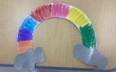 Paper Plate Rainbows